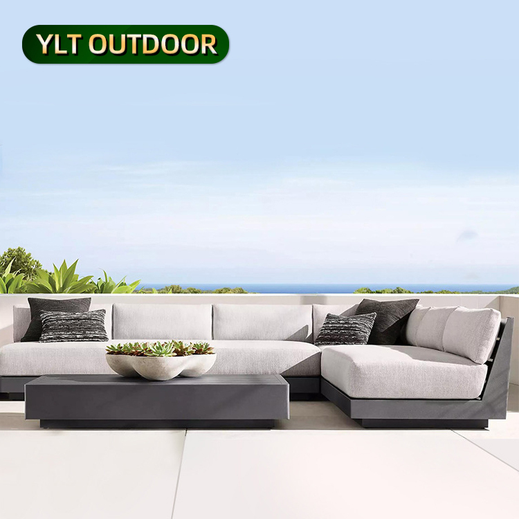 Nordic Style Outdoor Sofa Aluminum Alloy