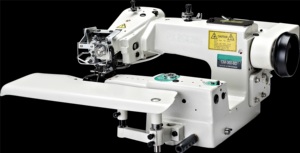 Máquina de coser industrial de cama cilíndrica de puntada invisible con operación electrónica y características automáticas de alta velocidad para costuras de pantalones - Product Image 3