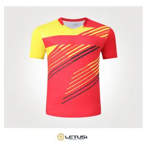 Nuevo Mercado de ropa deportiva, camiseta de tenis de bádminton Popular, camisetas de tenis de mesa