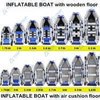 Kayak para 2 personas, bote pontón pequeño con motor, 2,3 M
