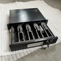 Tiroir coulissant noir verrouillable Kkmark 2U 3U 350 mm de profondeur pour rack de serveur réseau