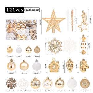 Bolas de Navidad de plástico de alta calidad 2025, Bola de Navidad decorativa impermeable, ampliamente utilizada para decoraciones de fiesta - Product Image 2