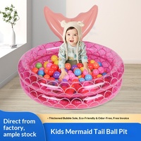 Nouvelle piscine gonflable pour bébés, idéale pour le bain, les jeux aquatiques sur le thème des sirènes et les parcs aquatiques