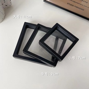 Anti Oxidation Jewelry Storage Box Square Plastic <b>Display</b> <b>Case</b> For Brooch Earring Stud Jewelry Packaging A00757 - Product Image 3