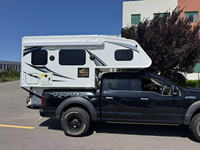 Hard-top pour camionnette F150 en FRP brillant, léger, pour 4 personnes, compatible avec porte-remorque de camping-car