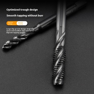 <span class=keywords><strong>Taraud</strong></span> japonais Osg à pointe en spirale noire oxydée M3M4M5M6M8M10-M16 avec spécifications complètes - Product Image 4