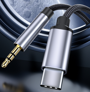 <span class=keywords><strong>Adaptateur</strong></span> USB C vers Aux avec DAC intégré 48khz 16bit pour haut-parleurs de <span class=keywords><strong>casque</strong></span> <span class=keywords><strong>Audio</strong></span> de voiture 0.5m - Product Image 2