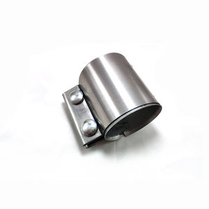 Collier de serrage robuste en acier inoxydable pour silencieux, idéal pour l'assemblage des tuyaux d'échappement de véhicules utilitaires et camions - Product Image 4