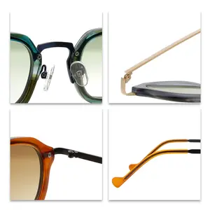 Солнцезащитные очки в японском стиле, модные ретро-арт-модели, литературные Молодежные солнцезащитные очки