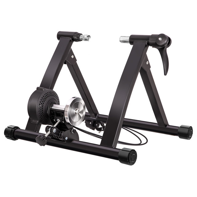 HONGSEN HS-QX-009EK Steel Magnetic Indoor Cycling Exercise Bike Trainer with Free Accessories for 26-29" Wheels