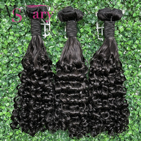 Extensions de cheveux humains bouclés birmans et vietnamiens SDD Double Drawn, qualité 15A, cheveux vierges bruts, épais et alignés, vente chaude