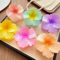 Penjepit Rambut Bunga Hawaii Cantik Grosir, Daya Cengkeram Kuat Anti-Selip, Produsen Jepit Rambut Hibiscus untuk Liburan Pesta Pantai