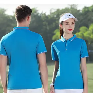Оптовая продажа, Высококачественная Однотонная футболка-поло с принтом логотипа на заказ, мужская и женская футболка-поло для гольфа, спортивная одежда