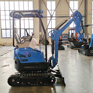 Free Shipping Crawler Small Digger Fully Hydraulic Courtyard Excavator 1.5 Ton <b>Engineering</b> <b>Machinery</b> Mini Excavator - Product Image 5