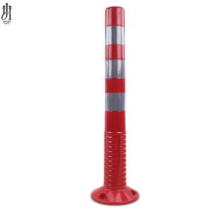 Durable HDPE <strong>Traffic</strong> Road Safety <strong>Delineator</strong> Flexible PU <strong>Post</strong> Reflective Security Bollard with Warning for <strong>Traffic</strong> - Product Image 1