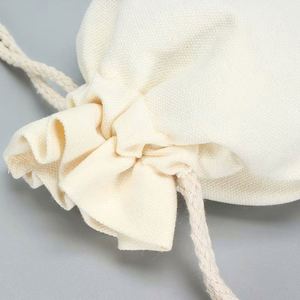 Factory Price Canvas Cotton Linen Bunches Pocket Cotton Linen <b>Drawstring</b> Storage <b>Bag</b> <b>Drawstring</b> Canvas <b>Bags</b> - Product Image 5