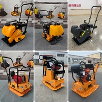 Compacteur à plaque vibrante haute performance Honda C100 à moteur essence, 5,5-7 CV, pour travaux routiers