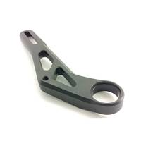 OEM chine usine CNC usiné moto abaissement maillons cadre lien de corps Support bras de liaison arrière noir aluminium anodisé