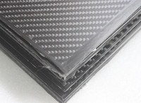 CFK-Material platte mit 3K Twill/Leinwand bindung 1mm 1,5mm 2mm 2,5mm 3mm(CFK /GFK-Platte)