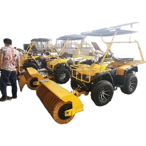 Infinitamente variabile <span class=keywords><strong>di</strong></span> velocità a quattro ruote sedile ATV pennello spazzaneve 1.5m <span class=keywords><strong>di</strong></span> larghezza spiaggia <span class=keywords><strong>di</strong></span> sabbia snowplough prato cardatura macchina - Product Image 1
