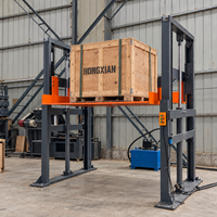 Nouvelle plateforme élévatrice hydraulique fixe à double rail sans fosse 2T 3T pour marchandises et charges stationnaires