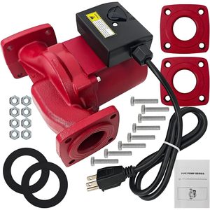 Bomba de Circulación Gaveming 115V 1/2 HP 60Hz de 3 Velocidades para Agua Caliente, de Hierro Fundido con Kit de Montaje - Product Image 4