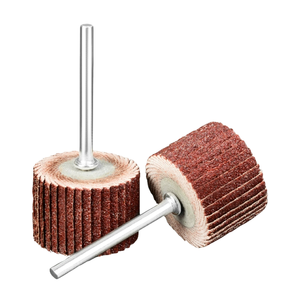 Brosse à lamelles cylindrique montée sur roue, grain 60 à 320, outil abrasif pour le nettoyage et la finition du <span class=keywords><strong>fonte</strong></span> - Product Image 6