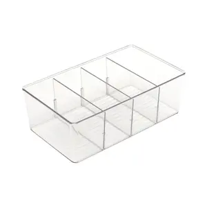 Makeup Organizer Cosmetic Storage Jewelry Display Boxes Clear Drawer Organizers Case for Dresser Vanity Bathroom Kitchen