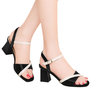 Sandales à plateforme à talon haut et bout ouvert pour femme, nouveau style, en PU, pour l'été et l'extérieur, vente en gros d'usine - Product Image 4