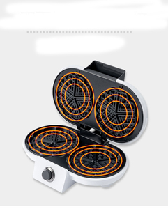 Machine à gaufres miniatures à double tête, machine à gaufres aux œufs industrielle pour la maison, machine commerciale pratique et rapide - Product Image 5