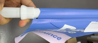 Drapeaux promotionnels avec mât de drapeau, support mural et support, résistants aux UV et durables pour la publicité en magasin de détail