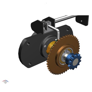 Embrague manual, embrague de engranajes, montaje de brida, reductor. Reduce la velocidad de entrada y aumenta el par. 3000 RPM, 230*106 mm. Hecho en Vietnam. - Product Image 6