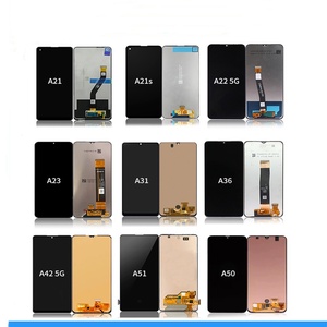Paneles LCD para Samsung <span class=keywords><strong>Galaxy</strong></span> A20, Pantalla de 6 Pulgadas con Función de Luz Azul, Repuestos Negros - Product Image 1