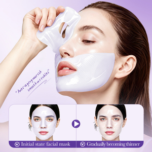 Mascarilla Facial Antienvejecimiento con Colágeno y Polipéptidos FAYANKOU, Reafirmante, Hidratante y Nutritiva, Mascarilla Facial Coreana al por Mayor - Product Image 4