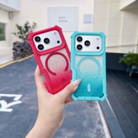 Protector de Teléfono Antideslizante con Botones Texturizados y Parte Trasera Brillante, Marco Rígido que Evita que el Teléfono se Deslize Fácilmente para Redmi Note 15 14 Pro