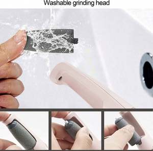 เครื่องกำจัดหนังด้านเท้าแบบไฟฟ้า ชาร์จได้ ไร้สาย อเนกประสงค์ พกพาสะดวก สำหรับผู้หญิงและผู้ชาย ขจัดผิวแห้งหยาบกร้าน - Product Image 3