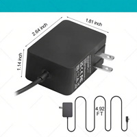 Véritable adaptateur secteur pour ordinateur portable pour Microsoft Surface 3 Tablet Adaptateur secteur Chargeur 13W 1751 1623 1624 1645 5.2V 2.5A 13W