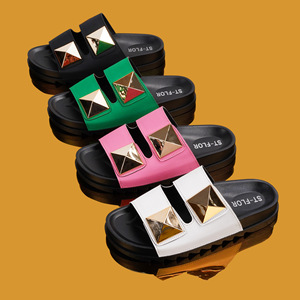 Sandalias Planas de Moda 2022, Sandalias de Plataforma para Mujer, Pantuflas para Mujer, Sandalias Planas para Mujer - Product Image 2