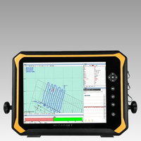 Hi-Target HD-670 Sondeur de profondeur professionnel multifréquence à faisceau unique pour utilisation en bateau IP66 étanche WiFi activé Océan