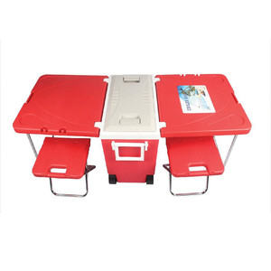 Popular 28L plegable de plástico de la caja del refrigerador con <span class=keywords><strong>mesa</strong></span> plegable y Taburetes - Product Image 3