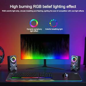 Onikuma L2 5.0 Battery Powered Gaming Speaker Outdoor Custom Audio System for Woofer Portable Devices - Product Image 2