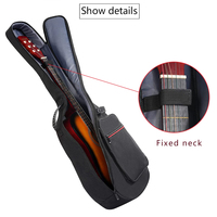 Tas gitar kustom 40 41 42 inci, tas casing keras gitar klasik akustik dengan busa