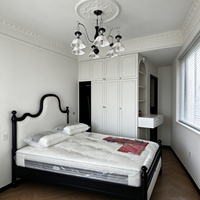 Meubles de cuisine sur mesure pour toute la maison, portes en bois, panneaux muraux, buffet, meuble-lavabo de salle de bain, luxe contemporain, villa duplex