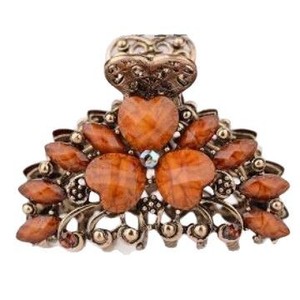 Pince à cheveux rétro avec motif monstre en strass, accessoires de coiffure de style antique en gros, et accessoires pour la coiffure. - Product Image 5