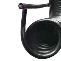 Câble électrique spiralé à 4/5/6/7/8 conducteurs en cuivre sans oxygène, isolé, gaine PUR, pour applications médicales