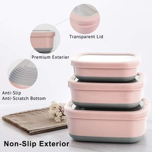 Korean Food Containers Microwave Safe Stainless Steel <b>Lunch</b> <b>Box</b> Thermal Insulation <b>Bento</b> <b>Box</b> Leakproof Insulated Tiffin <b>Box</b> - Product Image 5