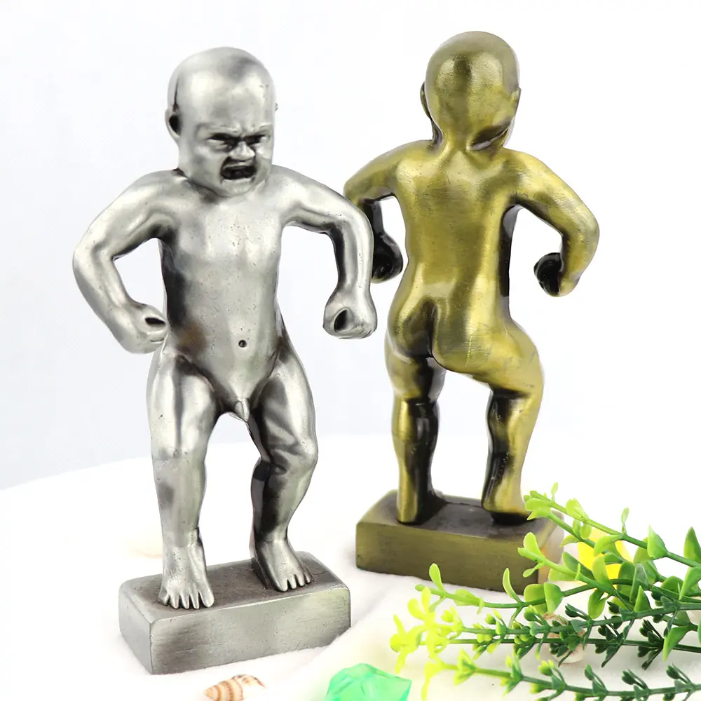 Brüssel Souvenir 3D Metall Home Decoration Belgien Souvenir Peeing Boy Statue Figur