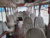 Bus de tourisme Toyota Coaster d'occasion de luxe à vendre, 20 places, conduite à gauche, moteur diesel