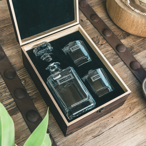 Carafe à whisky de luxe écologique de 25 oz avec bouchon en verre, livraison gratuite aux États-Unis - Product Image 2