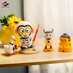 Lemon longzhiyu ตุ๊กตาพลาสติกของเล่นสำหรับเด็กทำจาก PVC ตัวละครในภาพยนตร์3D 17ปี